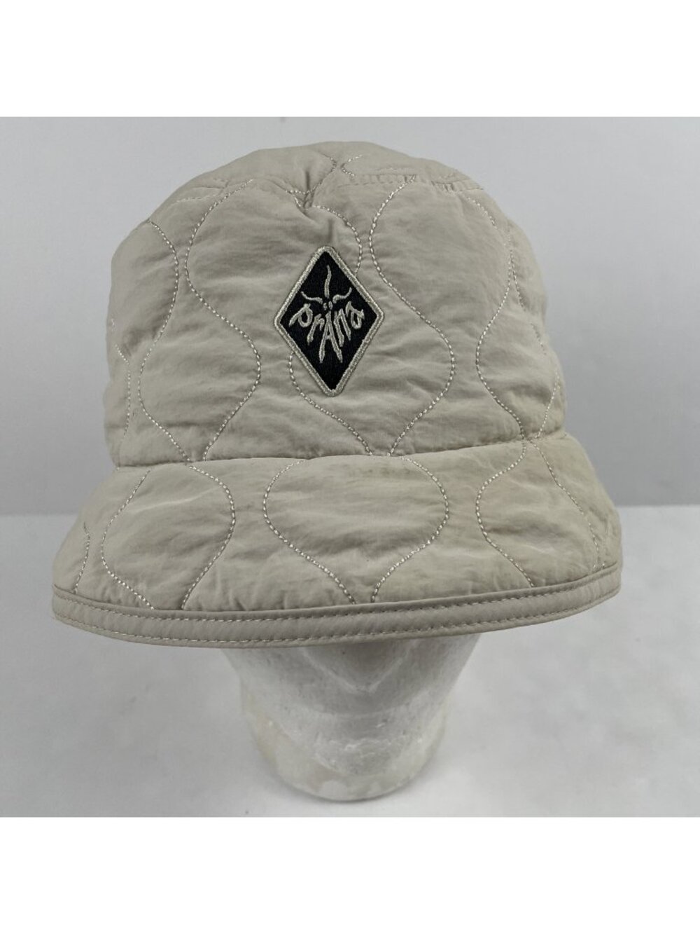 prAna Encinitas Quilted Bucket Hat Off White Cream Sherpa Lined Women’s